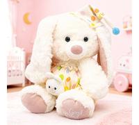 Gisqis Petite Lapin en Peluche Mignon Lapin Jouet Doux 30CM Lapin Doudou
