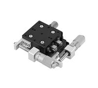 Gisruao Platine XY en Alliage d'aluminium LY40 CM, échelle et précision de déplacement de 0,01 mm, pour Instruments optiques, microscopes et équipements pour Semi-conducteurs.