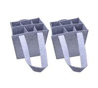 Gissroys 2 boîtes, gris clair, Taille unique