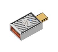 Gissroys Adaptateur d'extension USB de type C mâle vers 3.0 femelle - Connecteur de synchronisation de données étendu - 10 Gbit/s - 120 W - 6 A femelle vers mâle