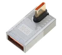 Gissroys Adaptateur d'extension USB de type C mâle vers 3.0 femelle - Connecteur de synchronisation de données étendu - 10 Gbit/s - 120 W - 6 A femelle vers mâle