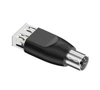 Gissroys Adaptateur USB de type C vers 2 prises pour une utilisation fréquente dans l'environnement sur le convertisseur de clavier d'ordinateur
