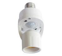 Gissroys Adaptateurs D'ampoule Automatiques Infrarouges pour Couloirs Salle De Bain Efficacité Énergétique Haute Sensibilité Détection De Mouvement Prise De Détection De Mouvement pour Salle De Bain