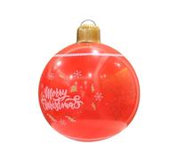 Gissroys Ballon de Noël gonflable décoratif en PVC résistant aux intempéries pendant des années Décoration ronde Économie d'espace