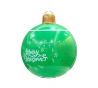 Gissroys Ballon de Noël gonflable décoratif en PVC résistant aux intempéries pendant des années Décoration ronde Économie d'espace