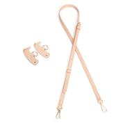 Gissroys Bandoulière de rechange en cuir PU - Sac à main réglable pour raviolis - Bandoulière - En cuir synthétique, D, gold buckle