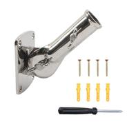 Gissroys Bases de montage pour mât rotatif à 180 degrés en acier inoxydable avec installation sûre pour camping, camping, durabilité, support de drapeau rotatif