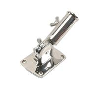 Gissroys Bases de montage pour mât rotatif à 180 degrés en acier inoxydable avec installation sûre pour camping, camping, durabilité, support de drapeau rotatif