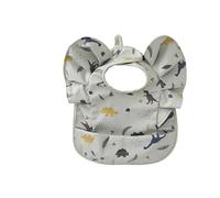 Gissroys Bavoir imperméable pour nourrisson en forme d'ange en forme d'aile en tissu Burp effacé portable pliable design réglable pour nouveau-nés enfants tablier tendance pour nourrisson tablier