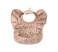 Gissroys Bavoir imperméable pour nourrisson en forme d'ange en forme d'aile en tissu Burp effacé portable pliable design réglable pour nouveau-nés enfants tablier tendance pour nourrisson tablier