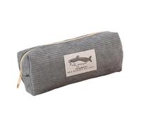 Gissroys Belle trousse à crayons animaux sac à stylos à broder sacs de maquillage trousse à crayons esthétique Retour dans les fournitures scolaires Trousse à crayons, gris foncé