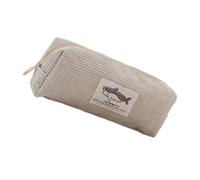 Gissroys Belle trousse à crayons animaux sac à stylos à broder sacs de maquillage trousse à crayons esthétique Retour dans les fournitures scolaires Trousse à crayons, gris clair