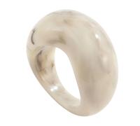 Gissroys Bijoux en résine tendance faits à la main avec effet de couleur marbré Anneaux de connexion empilables Accessoires pour femmes et hommes Bague en résine tendance pour les fêtes, comme décrit