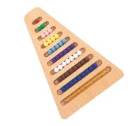 Gissroys Bol de tri en bois - Perles de 1 à 10 - Idéal pour l'éducation de la petite enfance et le jeu interactif - Aide à l'enseignement en classe