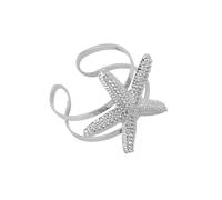 Gissroys Bracelet minimaliste inspiré des côtes avec motifs coquillage et étoile de mer pour les tenues quotidiennes ou de vacances Bracelet coquillage confortable réglable, taille unique, comme