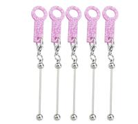 Gissroys Breloque en forme de boule de paille en acrylique - Accessoire pour boire