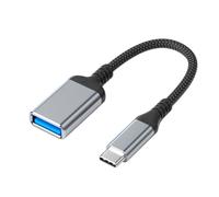 Gissroys Câble convertisseur USB C vers USB 3.0 - Solution de transfert de fichiers pour ordinateurs portables, tablettes, lecteurs de cartes - Câble OTG de type C