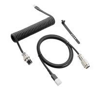 Gissroys Câble spiralé USB haute performance pour claviers de jeu, prises d'aviation, câbles de claviers mécaniques 180 cm