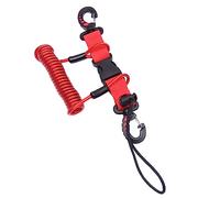 Gissroys Caméra de plongée avec cordon anti-perte - Corde à ressort avec clip - Boucle rapide pour accessoires sous-marins d'extérieur
