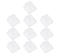 Gissroys Capuchons de clavier vides ABS givré transparent pour clavier mécanique 20/10 pièces touches profilées