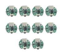 Gissroys Carte de circuit haute efficacité pour lampe LED de 10 W avec contrôle de luminosité à deux niveaux et design rechargeable par USB