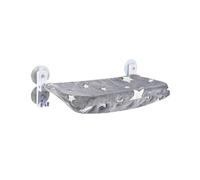 Gissroys Chaise longue double face pour chat avec tissu lumineux et crochet en métal pour installation pour les petits espaces, installation facile, perchoirs pliés adaptés aux appartements