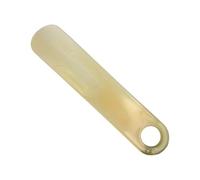 Gissroys Chausse-pied léger de 15 cm, portable, ergonomique, pour chaussures de sport, bottes en cuir, talons hauts, corne haute résistance, Jaune translucide F, Taille unique