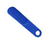 Gissroys Chausse-pied léger de 15 cm, portable, ergonomique, pour chaussures de sport, bottes en cuir, talons hauts, corne haute résistance, bleu, Taille unique