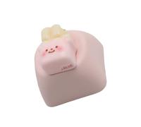 Gissroys Claviers mécaniques Capuchons de clé en résine avec art d'ours de dessin animé Améliore la saisie des caps de clés Échap Décoratif