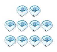 Gissroys Claviers mécaniques en cristal transparent Touches rétroéclairées Capuchons de clé MOAS Profil pour interrupteur 10 pièces Caps de clé en cristal