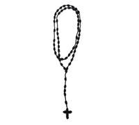 Gissroys Collier de perles nouées faites à la main - Fil de coton portable - Accessoires de bijoux religieux pour une utilisation quotidienne - Chaînes nouées - Chapelet, taille unique, Comme décrit