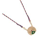 Gissroys Collier inspiré du tarot avec mouvement à 360 degrés - Polyvalent - Chaîne en cuivre tressé, taille unique, Comme décrit, Comme décrit.
