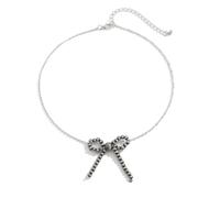 Gissroys Collier tendance avec pendentif en forme de nœud papillon - Style polyvalent pour femme - Pour sublimer n'importe quelle tenue - Accessoire de mode élégant et polyvalent, taille unique, comme