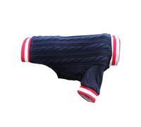 Gissroys Combinaison pour chien en tricot pour grands chiens pour l'hiver Vêtements basiques Pull Pull Couverture intégrale pour chien