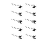 Gissroys Composants De Fabrication De Bijoux en Vrac 10 Pièces Accessoire De Mode pour Clous d'oreilles en Et Ensemble D'artisanat pour Adultes Composants De Boucles d'oreilles pour Femmes