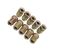 Gissroys Connecteur de conduite de frein haute résistance en métal 10 mm Ajustement parfait Joint construit Dispositif stable pour tuyaux de frein 3/16" Raccord rapide à installer