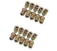 Gissroys Connecteur de conduite de frein haute résistance en métal 10 mm Ajustement parfait Joint construit Dispositif stable pour tuyaux de frein 3/16" Raccord rapide à installer