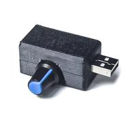 Gissroys Contrôleur de ventilateur USB avec des processus d'ajustement de la vitesse en continu pour améliorer le refroidissement du régulateur de vitesse progressif