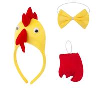 Gissroys Costume de souris, cochons, vache, singe, mouton, tyger, chien, avec oreilles, bandeau, nœuds de queue pour enfant, Halloween, Noël, cosplay, accessoires de cosplay