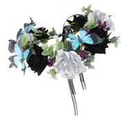 Gissroys Couronne de fleurs Cinco des Mayoes Costume de fête Dias des Los Muerto Bandeau Bandeau Jour des Morts Bandeau Jour des Morts Coiffe