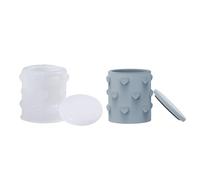 Gissroys Craft Resin Casting Heart Box Box Moules Silicone En Résine Pour Fabriquer Des Pots Rangement Décoratifs Des Bougeoirs