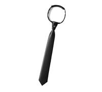 Gissroys Cravate élégante en cuir infroissable Business Casual Artisanat de première classe Poids léger Accessoire pour homme sophistiqué Cravate en cuir facile à nettoyer
