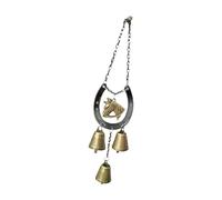 Gissroys Décoration Western Bruit du vent Heureux Facile à accrocher Décoration en métal Carillon à vent résistant aux intempéries