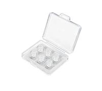 Gissroys Embouts d'écouteurs en silicone liquide hautement transparent - Design souple et flexible - Isolation acoustique - 3 tailles - Contenu de la livraison : bouchons d'oreilles étanches pour