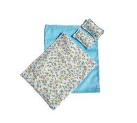 Gissroys Ensemble d'accessoires pour chambre à coucher de poupée - Coussin de matelas doux - Idéal pour 1/12 poupées - Accessoires photo miniatures - Ensemble de coussins et couvertures