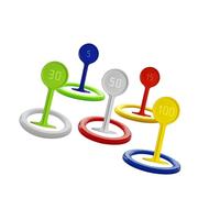 Gissroys Ensemble d'anneaux résistants aux intempéries pour enfants - Jeu d'anneaux vivants - Améliore les capacités motrices - Activités extérieures sûres de 3 ans - Équipement de jeu coloré