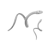 Gissroys Ensemble de bracelets et bagues ouverts en forme de serpent avec motif serpent - Bijoux ouverts réglables pour femmes à la mode - Bijoux en alliage inclus, taille unique, comme décrit