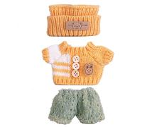 Gissroys Ensemble de vêtements créatifs pour poupées en peluche de 17 cm, pull facile à changer, pantalon, bonnet, jeu de rôle, anime
