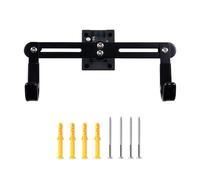 Gissroys Étrier mural pour vélo pliable efficace - Longueur réglable - Étagère de vélo sûre pour une installation sûre - Support de vélo en caoutchouc épais