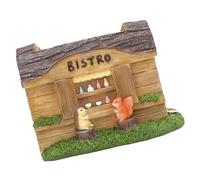 Gissroys Exquis dessin animé souche maison ornement ménage fournitures enfants jouets décorations pour pots de fleurs lunettes de fenêtre pot de fleurs pot de fleurs